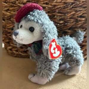 Ty Vintage Beanie Baby Cheri The Gray Poodle